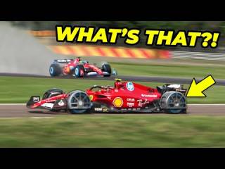 Ferrari testing New FIA Spray Guards! SF-24 and F1-75 @ Fiorano